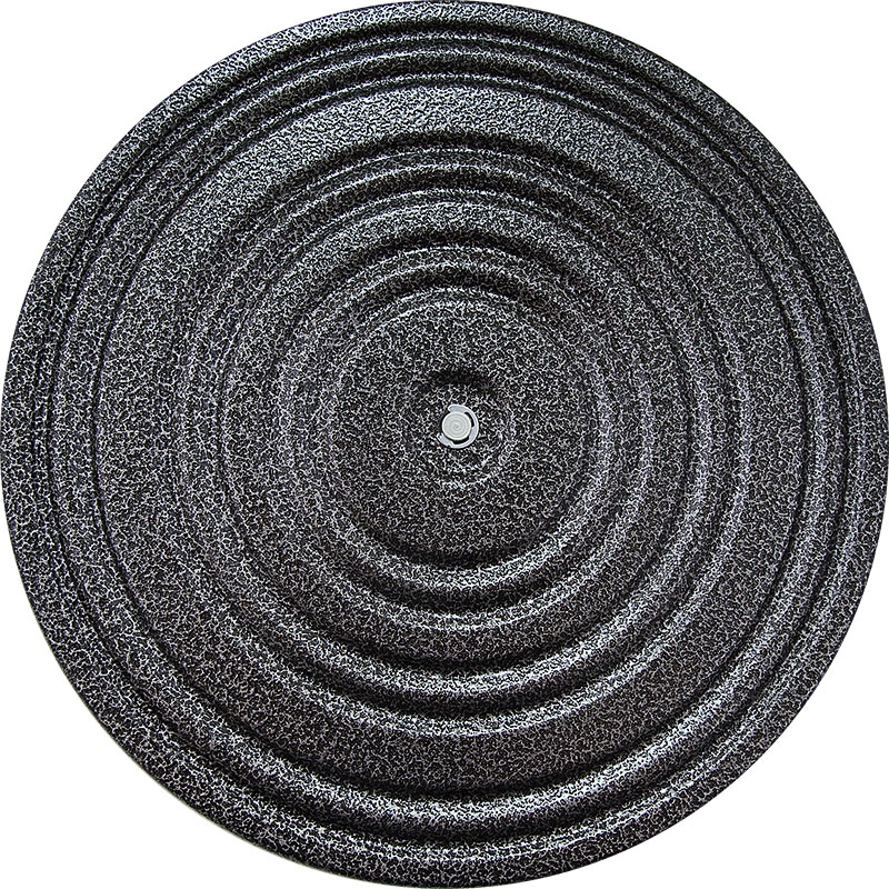 Диск здоровья, MR-D-03, металлический, диам.28 см, окрашенный, ЗЕЛЕН/ЧЕРНЫЙ