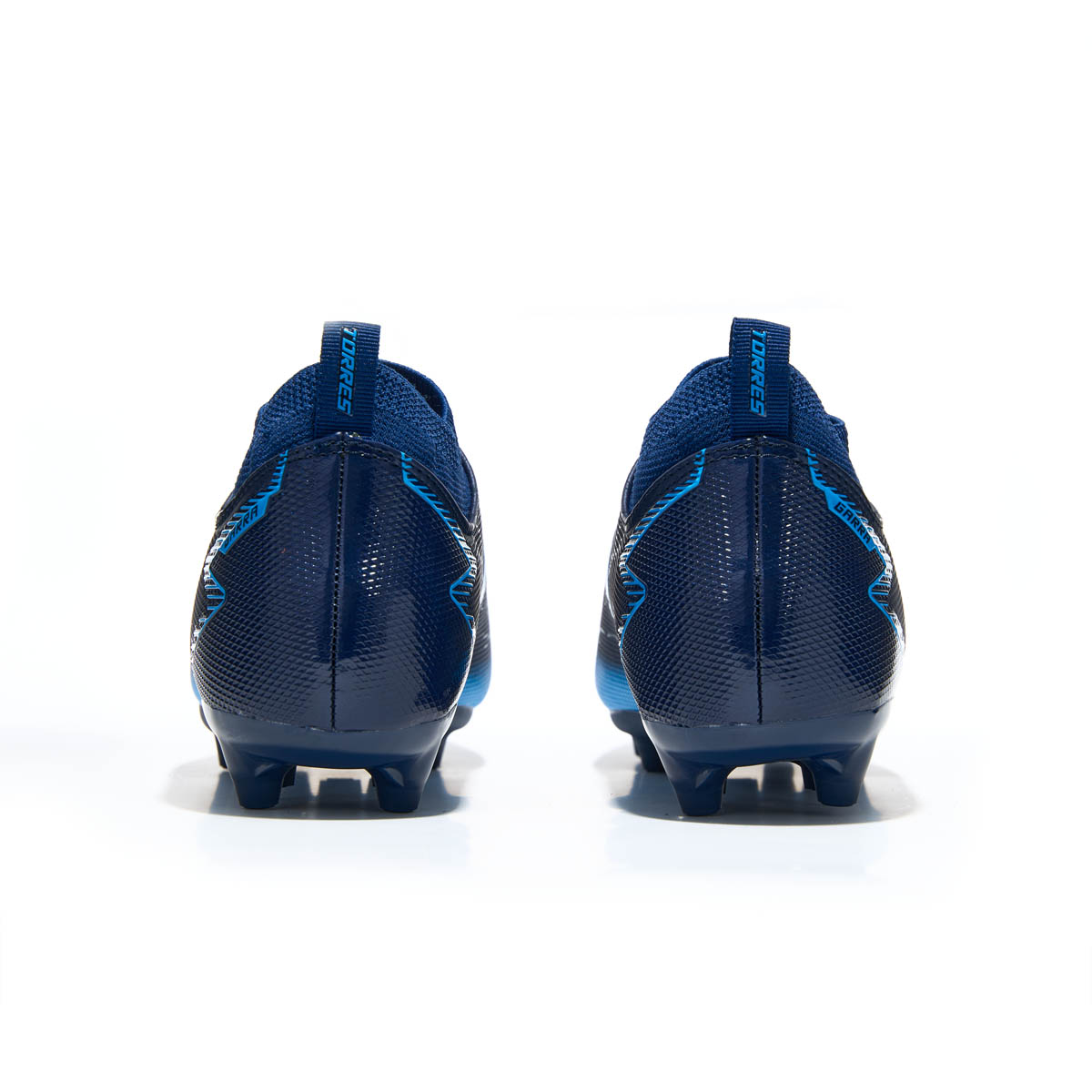 Бутсы футбольные TORRES GARRA, TS35824340-39, р.39, с носком, ПУ, текстиль, синий