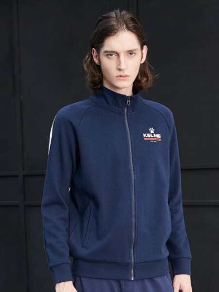 Олимпийка KELME Men's Knitted Jacket Dark Blue