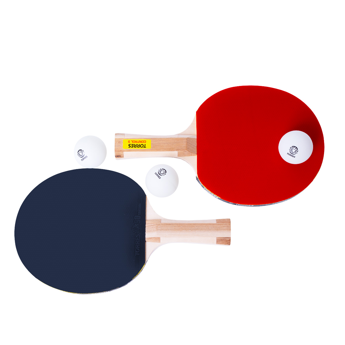 Набор для н/т TORRES Control 9, TT0011, 2 ракет. и 3 мяч.,нак 1,8мм, кон. руч,+ сумка-чехол