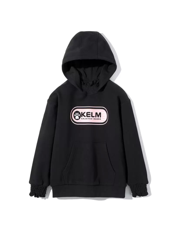 Детское худи KELME Girl's Hooded Sweater Black