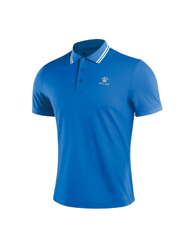 Футболка-поло KELME Short Sleeve Polo Shirt Blue