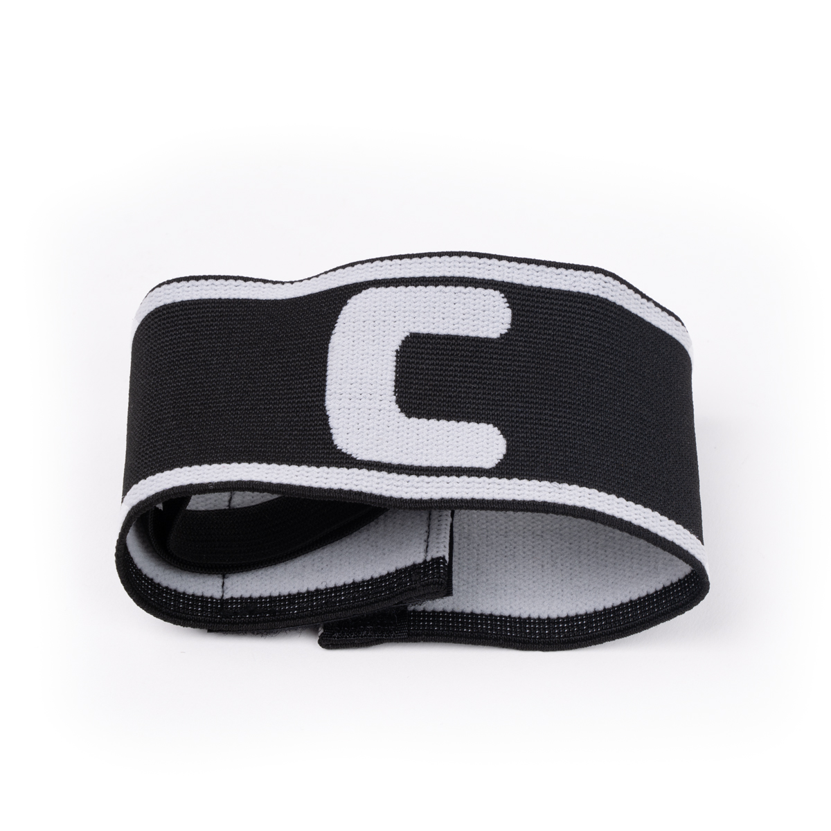 Капитанская повязка TORRES, SS11002-02, нейлон, безразмерная, черно-белый