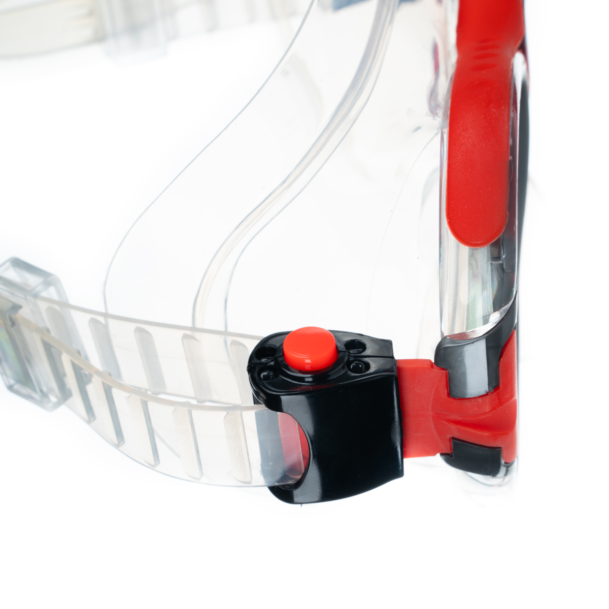 Маска для плав. Salvas Phoenix Mask, CA520S2RYSTH, зак.стекло, силикон, р.Senior, сереб/красн