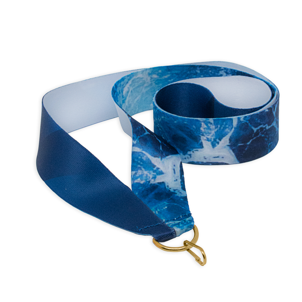 Лента для медали волна (1-сторонняя, 25 мм)