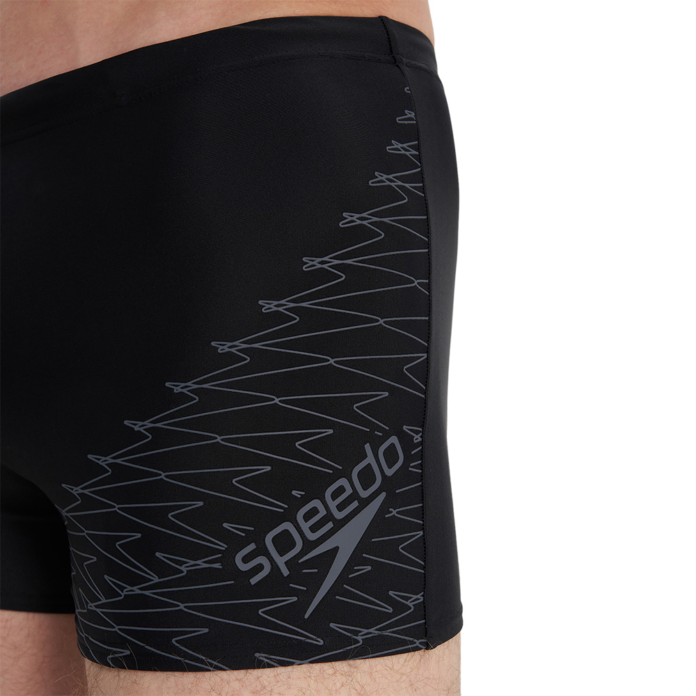 Плавки SPEEDO Eco Medley Logo Swim boxer, 8-1135400334, р.30 (рос.46), нейлон, эластан, черный