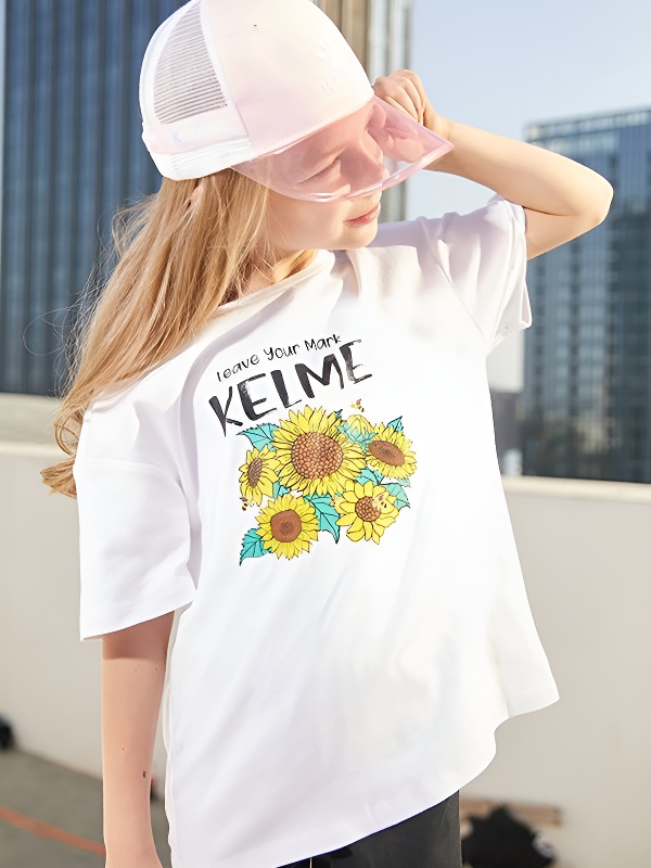 Детская футболка KELME Short Sleeve T-Shirt Kid White