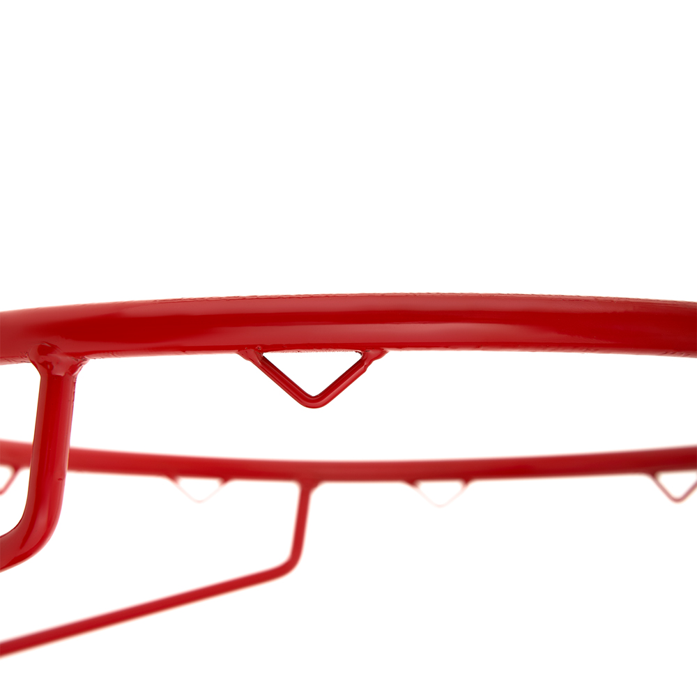 Кольцо баскет. № 7, MR-BRim7Pk, d 450мм, метал.ПРУТ 16мм c крючками, с кронштейном, без сетки, крас.