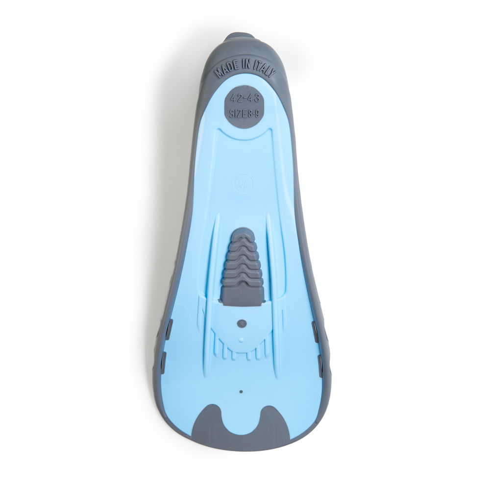 Ласты для бассейна Salvas F5 Fin, BA19142QSSTS,TPR и Technoflex, р.42-43, cеро-голубой