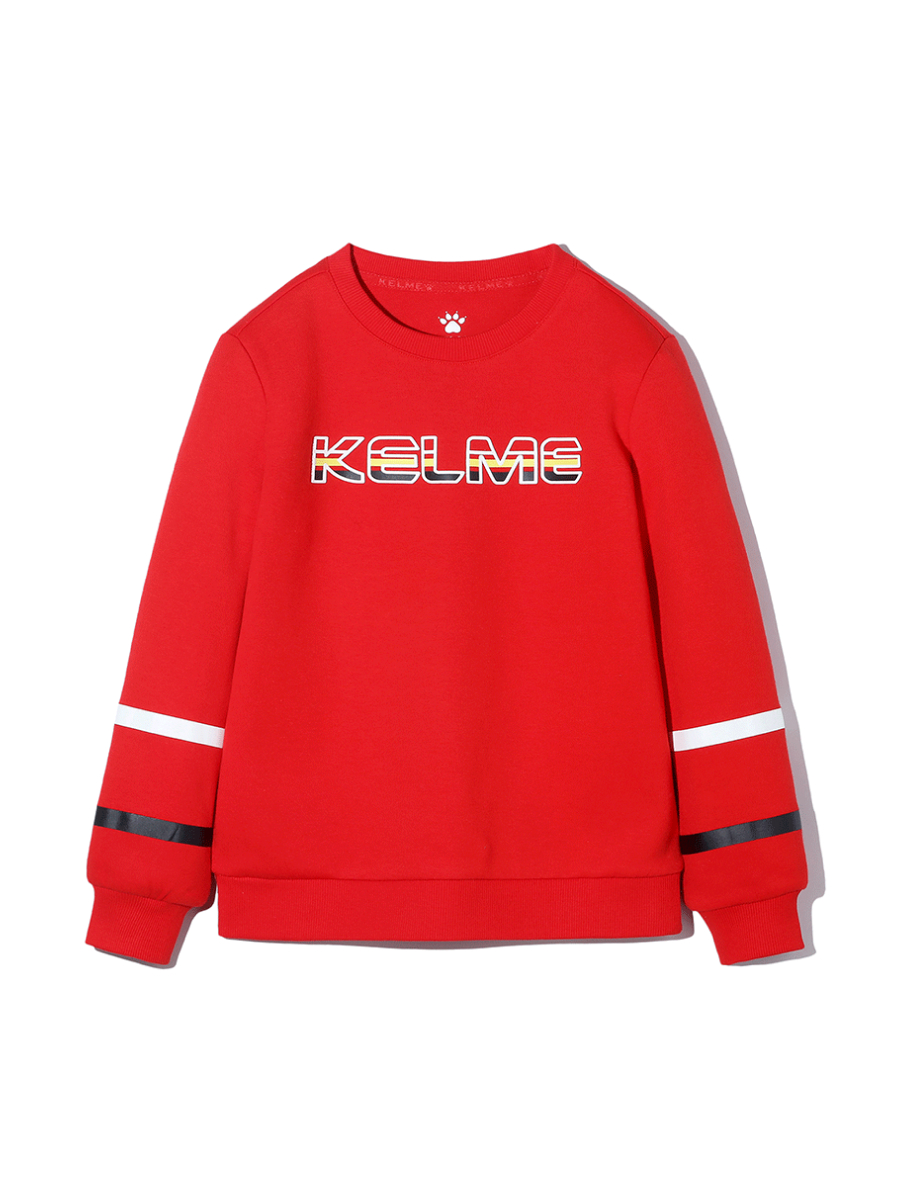 Детский свитшот KELME Girl's Round Neck Sweater Red