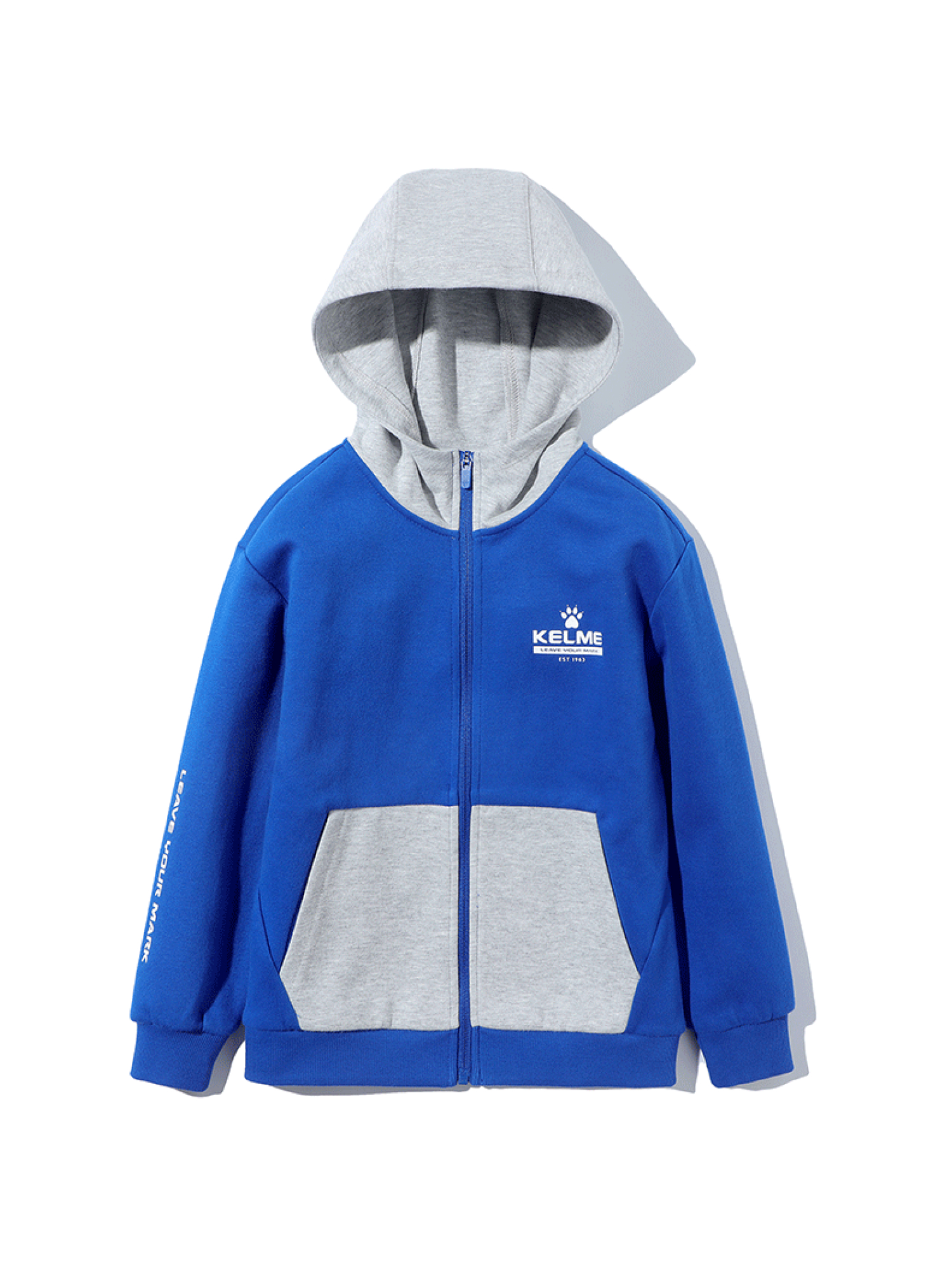 Детская толстовка KELME Boys Cardigan Sweater Blue
