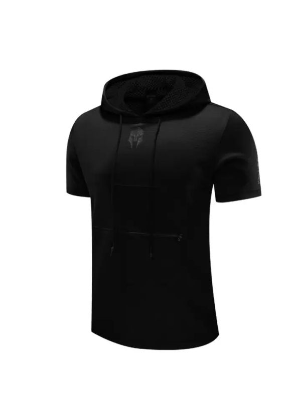 Худи KELME Men's Short Sleeve Hoodie Black