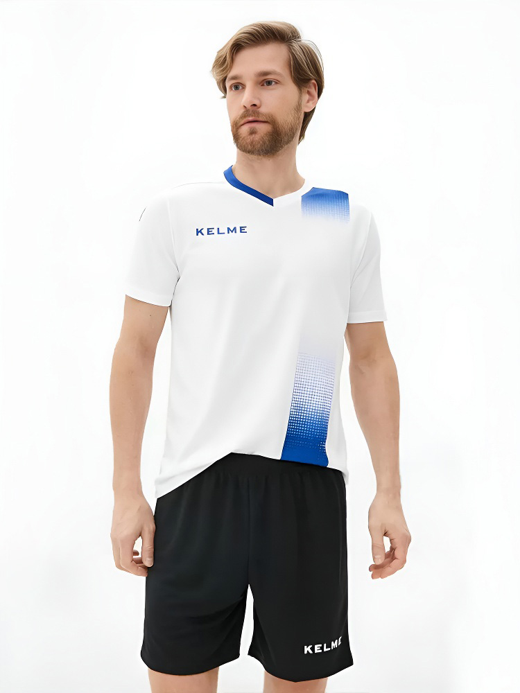 Футбольная форма KELME S/S Football Set (White/Black)