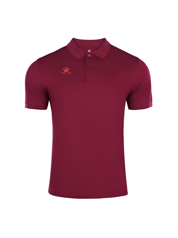Футболка-поло KELME Short Sleeve Polo Shirt Burgundy