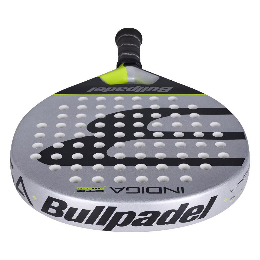 Ракетка для падела BULLPADEL Indiga Control 26, 494417, для начинающих, карбон ,серо-черный
