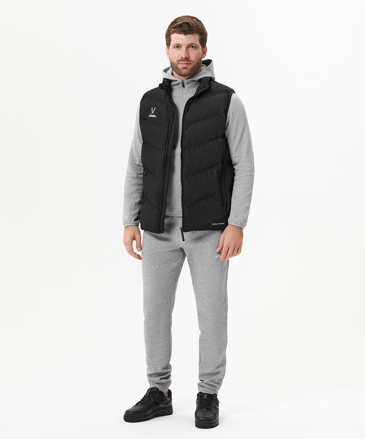 Жилет утепленный JOGEL ESSENTIAL PerFormPROOF Padded Vest, черный, размер L