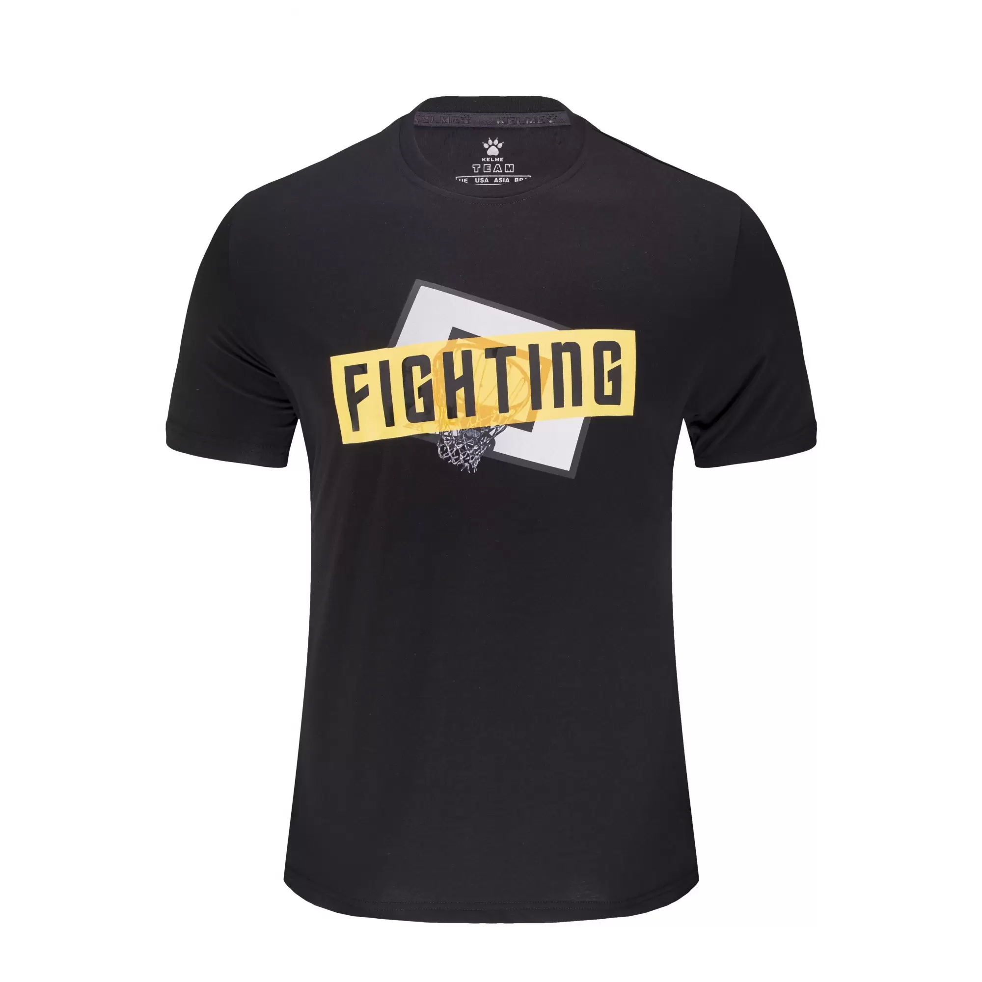 Футболка KELME Men's Round Neck T-Shirt Black