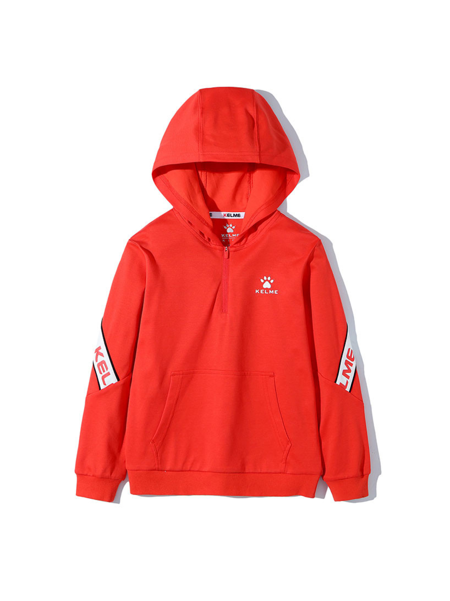Детское худи KELME Boy's Hooded Sweatshirt Red