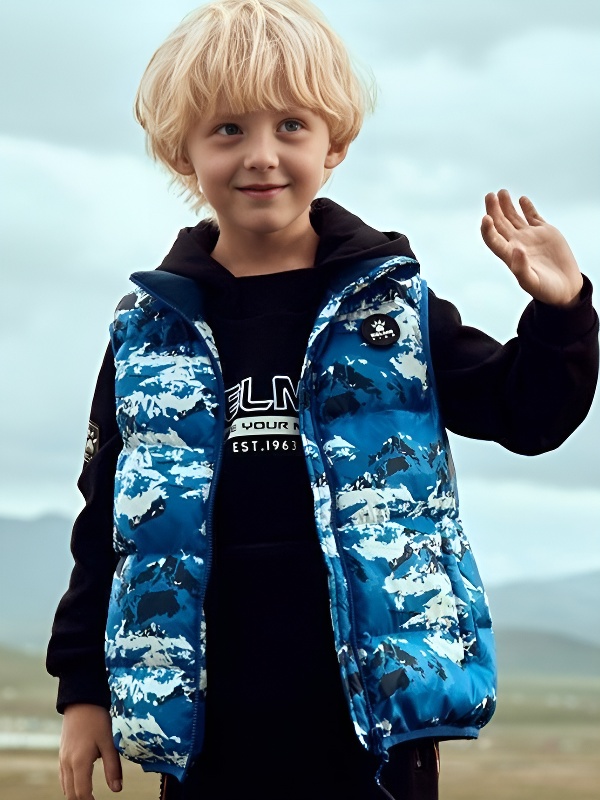 Детский жилет KELME Boys Down Vest Blue