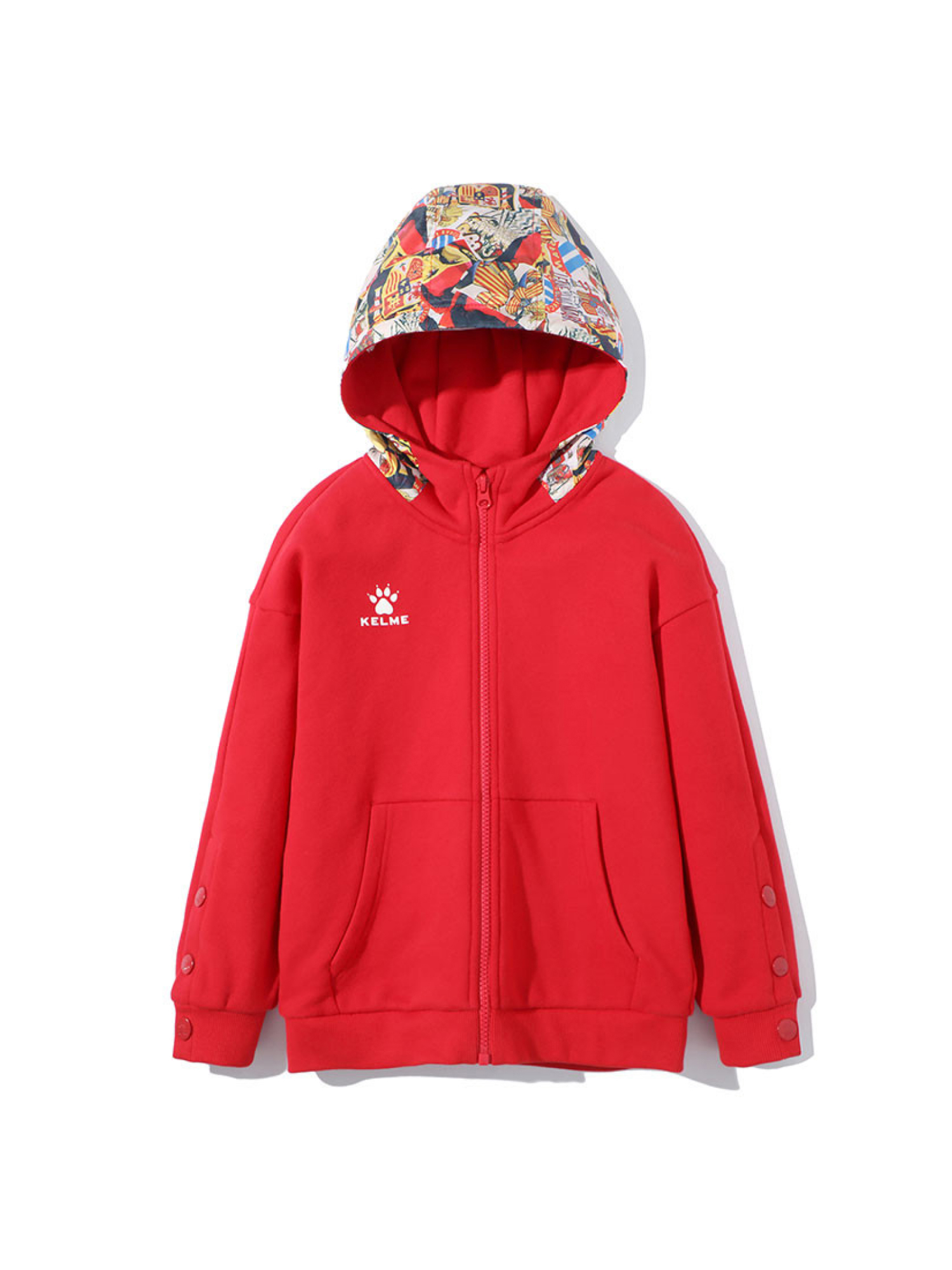 Детское худи KELME Boy's Knitted Jacket Red
