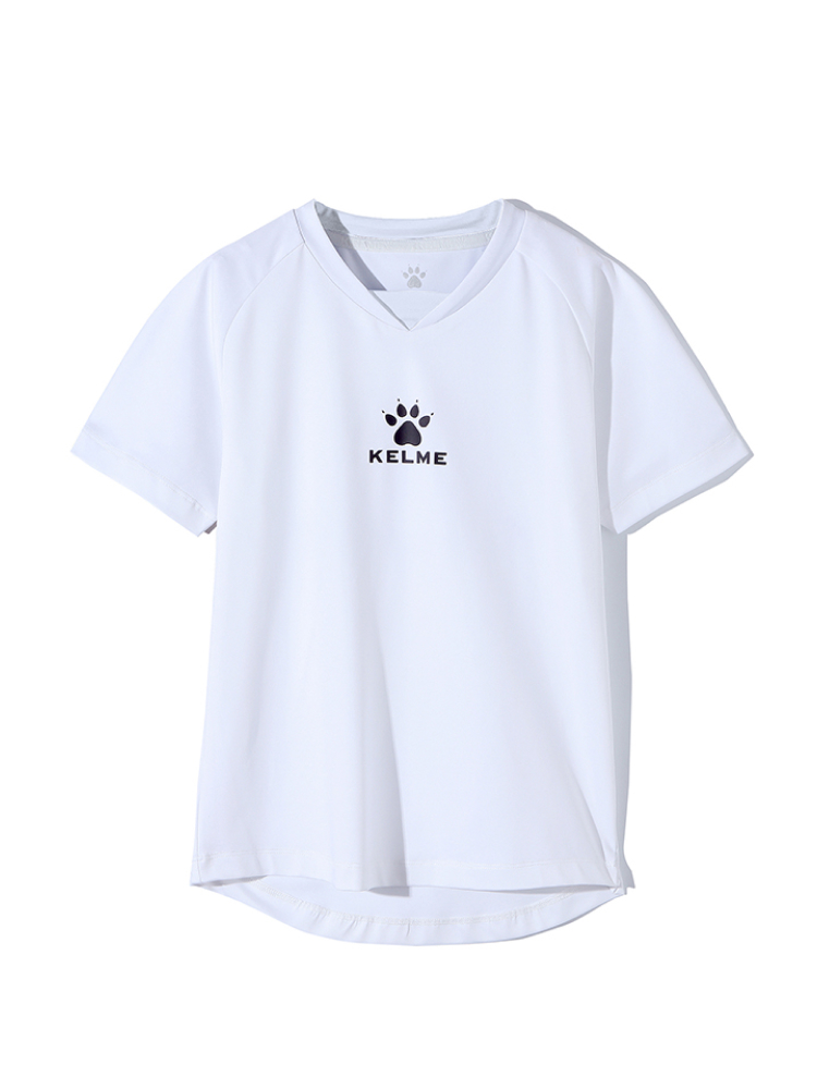 Детская футболка KELME Boys Short Sleeve T-Shirt White