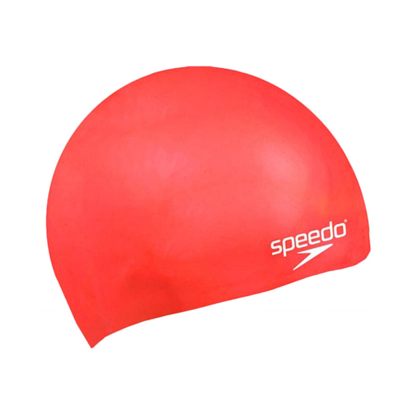 Шапочка для плав. дет. SPEEDO Plain Moulded Silicone Cap Jr, 8-709900004, КРАСНЫЙ, силикон