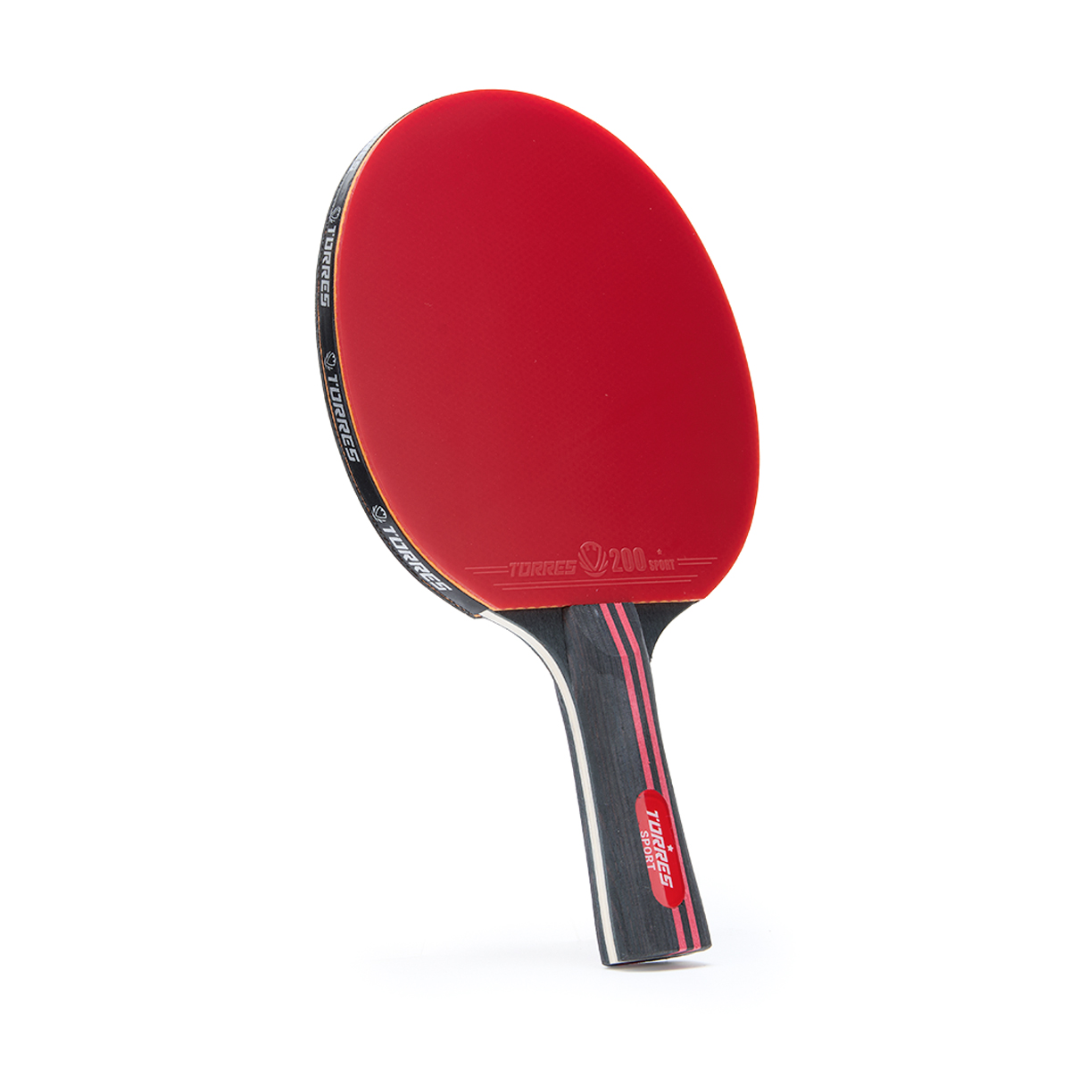 Ракетка для н/т TORRES Sport 1*, TT23005 для любителей, накладка 1,5 мм, конич. ручка