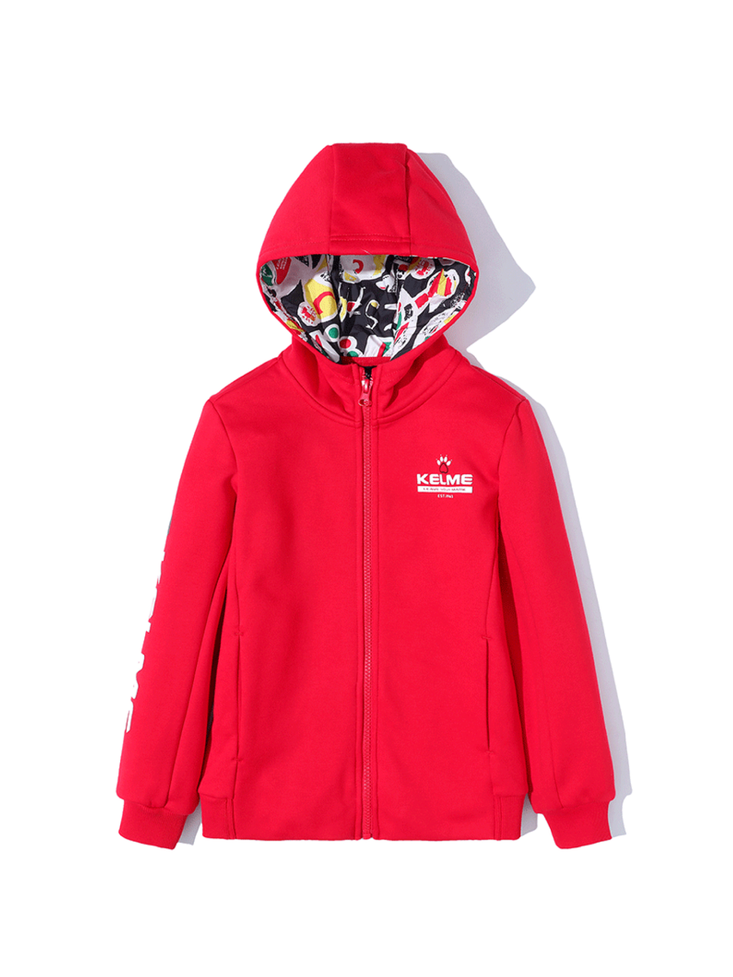 Детская толстовка KELME Boys Cardigan Sweater Red