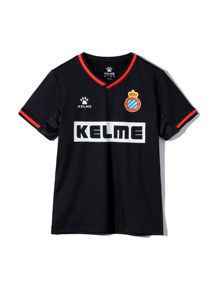 Детская футболка KELME Boys Football Short Sleeve T-Shirt Black