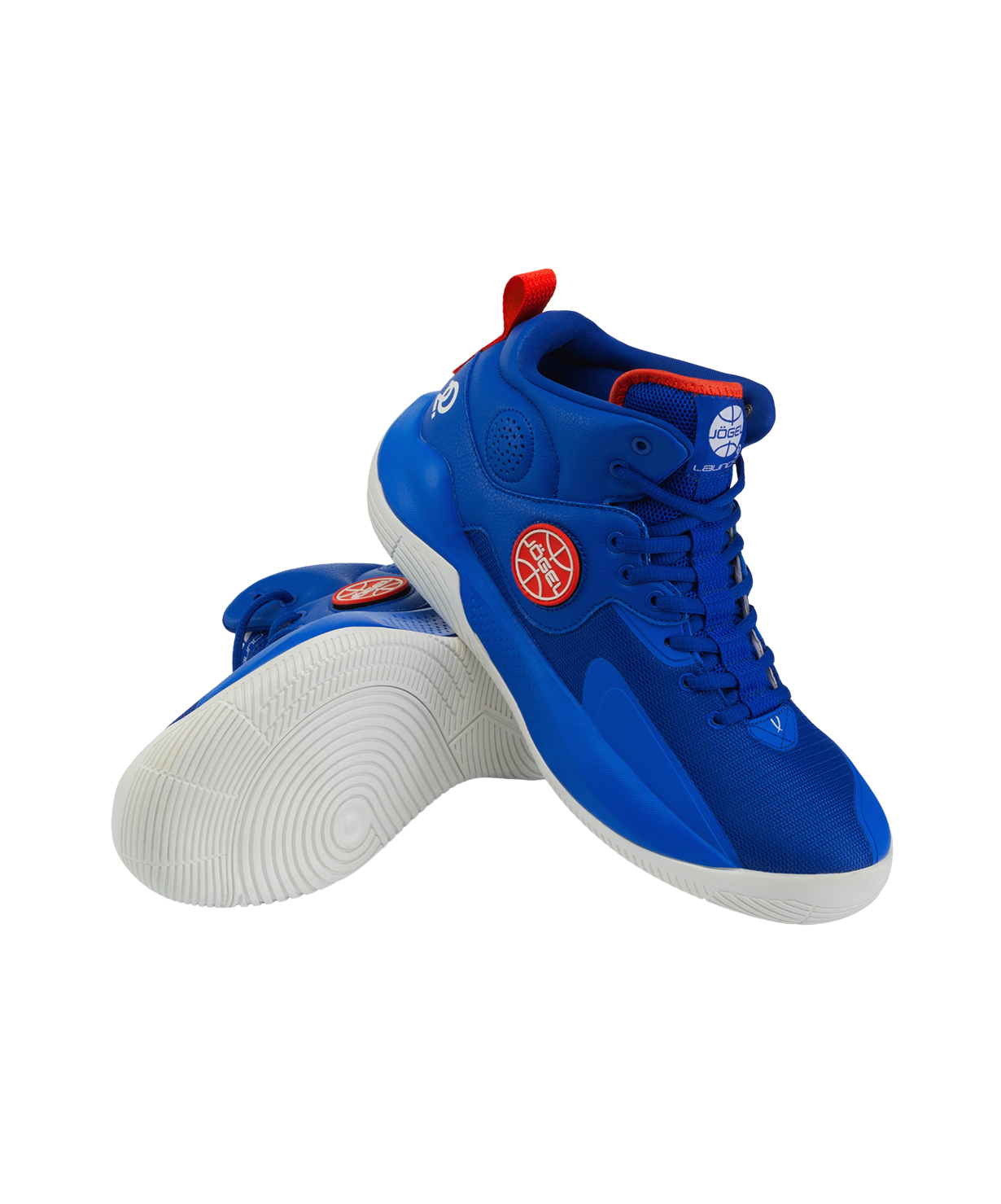 БЕЗ УПАКОВКИ Кроссовки баскетбольные JOGEL Launch MID, Blue/red/white
