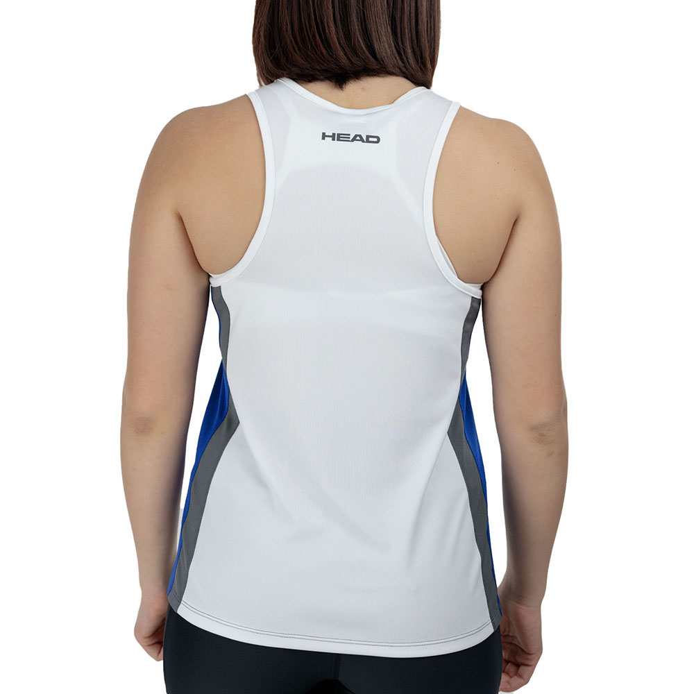 Майка жен. HEAD Club 25 Tech Tank Top W 814735-RoWH-XS, р.XS, полиэстер, белый