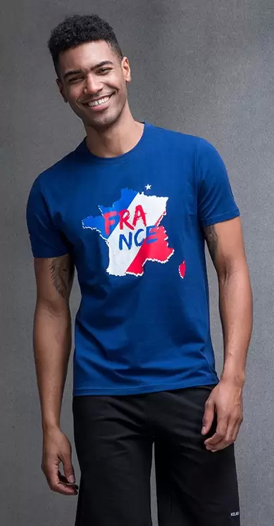 Футболка KELME 2018 World Cup Men T-Shirt Dark Blue