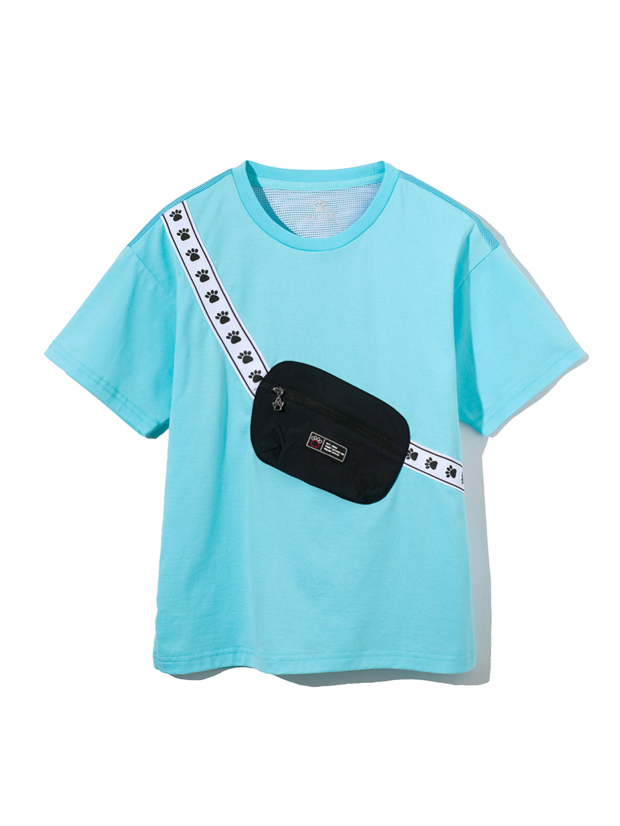 Детская футболка KELME Short Sleeve T-Shirt Kid Light Blue