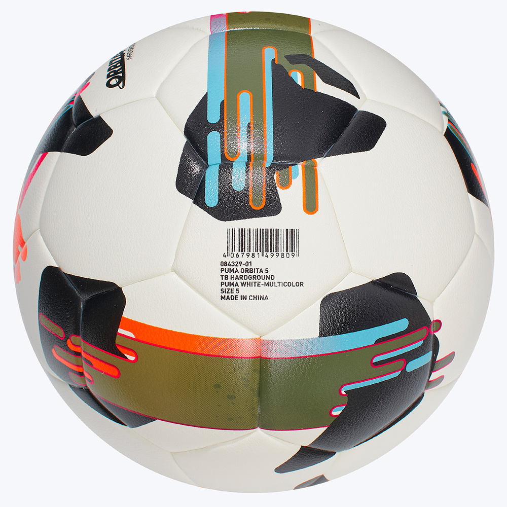 Мяч футб. PUMA Orbita 5 TB Hardground, 08432901, р.5, 32 пан, ТПУ, термосшивка, мультиколор