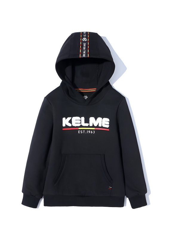 Детское худи KELME Boy's Hooded Sweatshirt Black