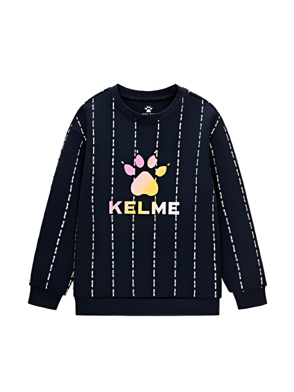 Детский свитшот KELME Round Neck Sweater Dark Blue