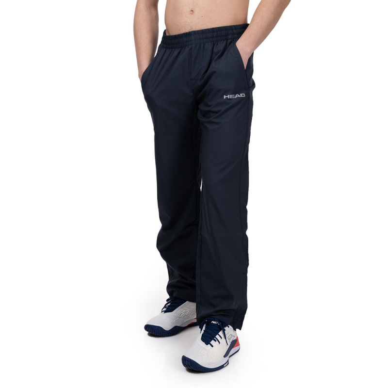 Брюки тренир. муж. HEAD Club Pants M 811329-NV-XL, р.XL, 100% полиэстер, темно-синий