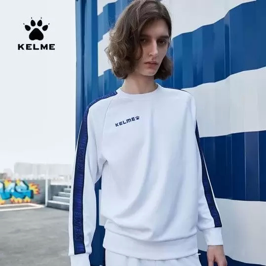 Свитшот KELME Men's Round Neck Sweater White