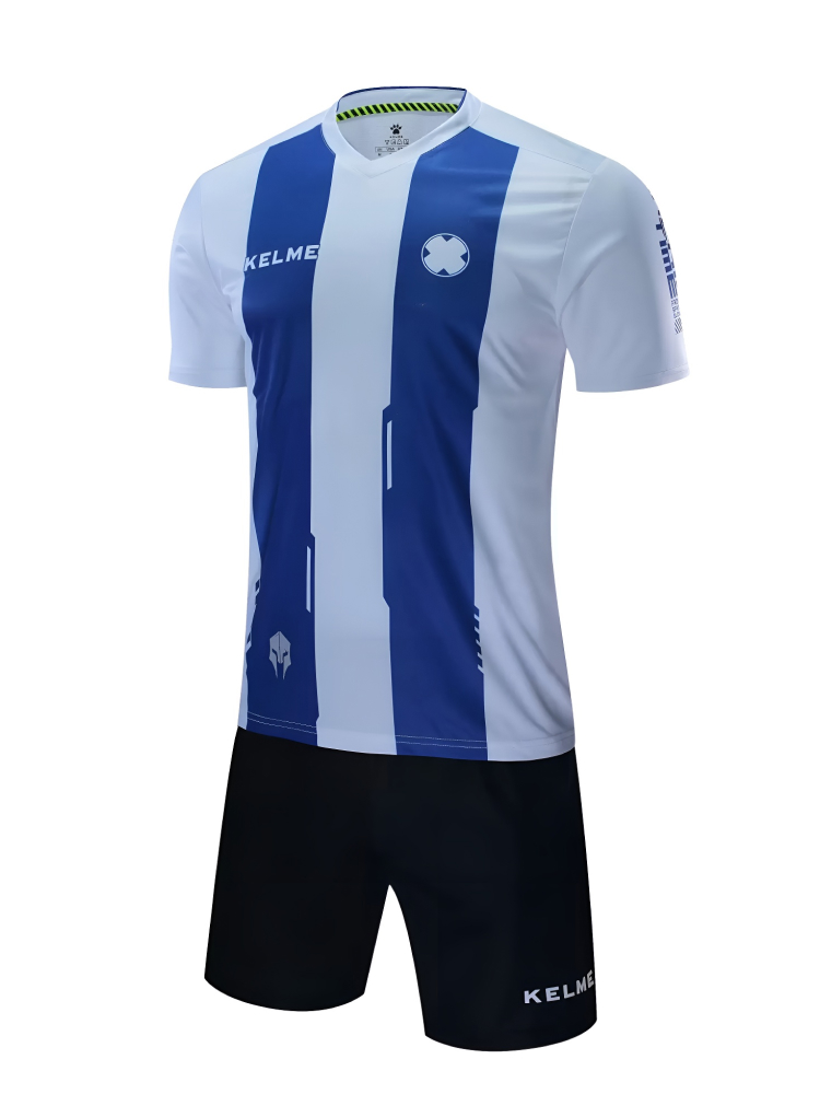Детская футбольная форма KELME Short Sleeve Football Kid (White/Blue)