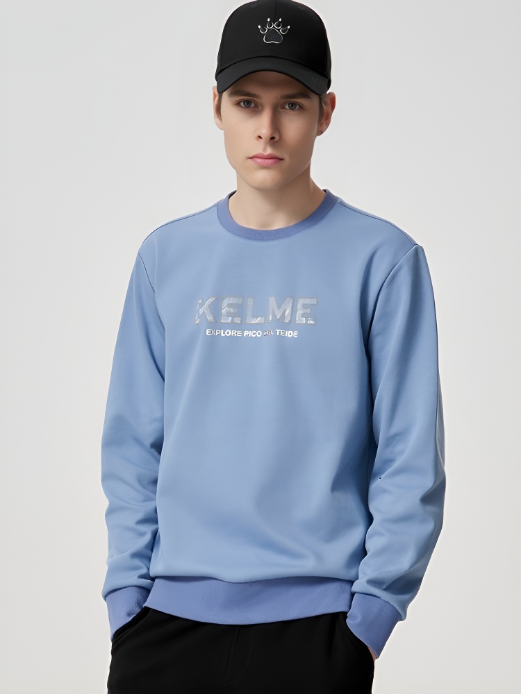 Свитшот KELME Round Neck Sweater Light Blue