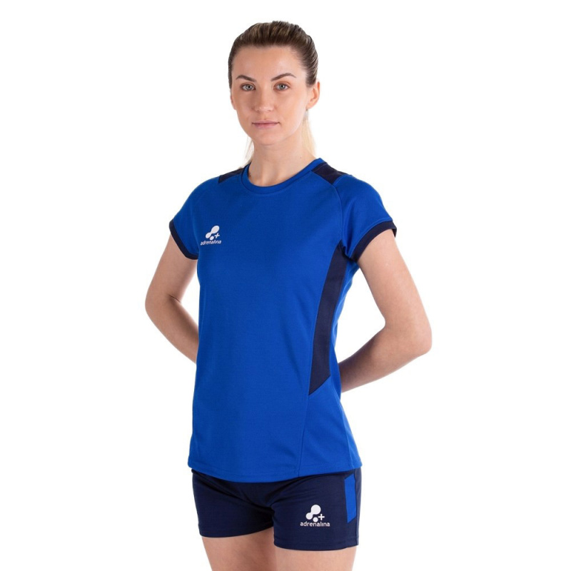 Форма волейб. жен. +ADRENALINA Clas 1304-050-S, р.S, 90% полиэстер 10% эластан,сине-темносин