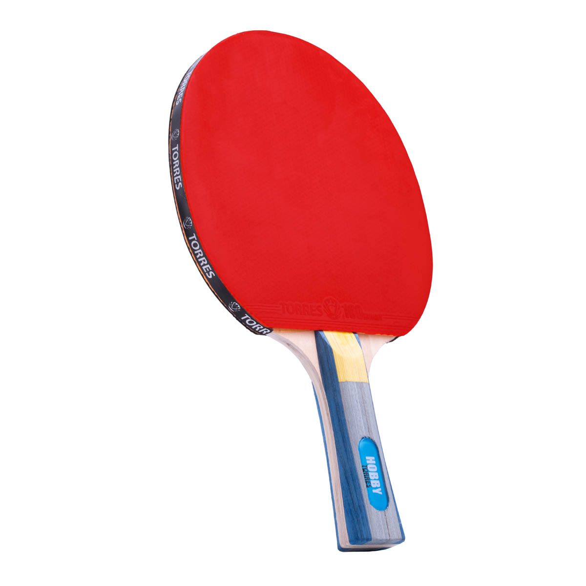 Ракетка для н/т TORRES Hobby, TT0003, для любителей, накладка 1,8 мм, конич. ручка