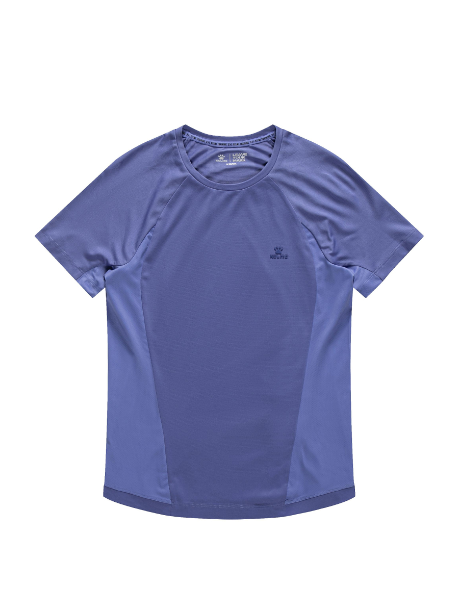 Футболка KELME Round Neck Short Sleeve T-Shirt Blue