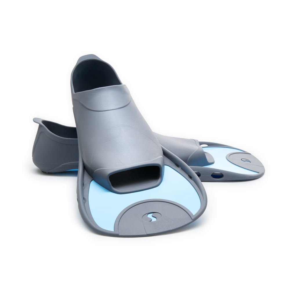 Ласты для бассейна Salvas F5 Fin, BA19138QSSTS,TPR и Technoflex, р.38-39, cеро-голубой