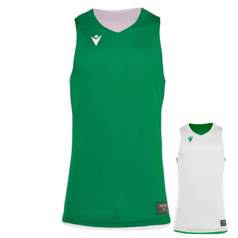 СЦ*Майка баскетбольная муж. MACRON Propane, 40280401-GRL-M, р.M, 100% полиэстер, зеленый