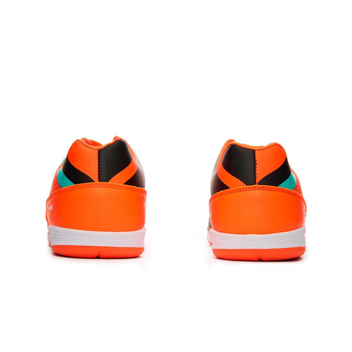 Бутсы зальные TORRES TIEMPO, TS134236-417-39, р.39, резина,ПУ,текстиль, оранжево-бирюзовый