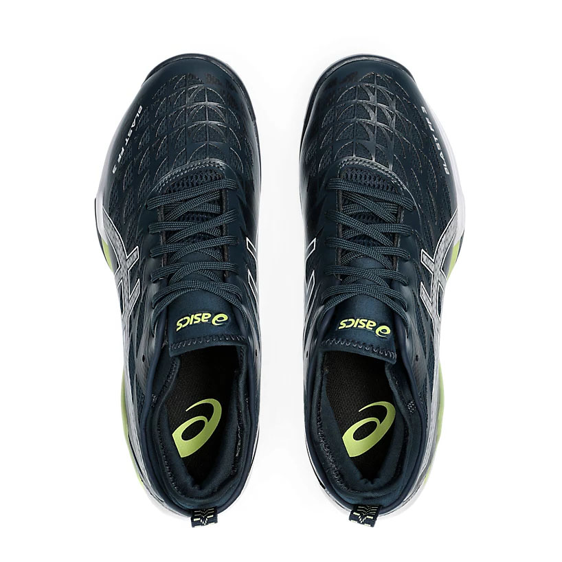 Кроссовки волейб. муж. ASICS Blast FF3 1071A076 401,р.11(рос.43.5),текстиль,кожзам, темно-синий