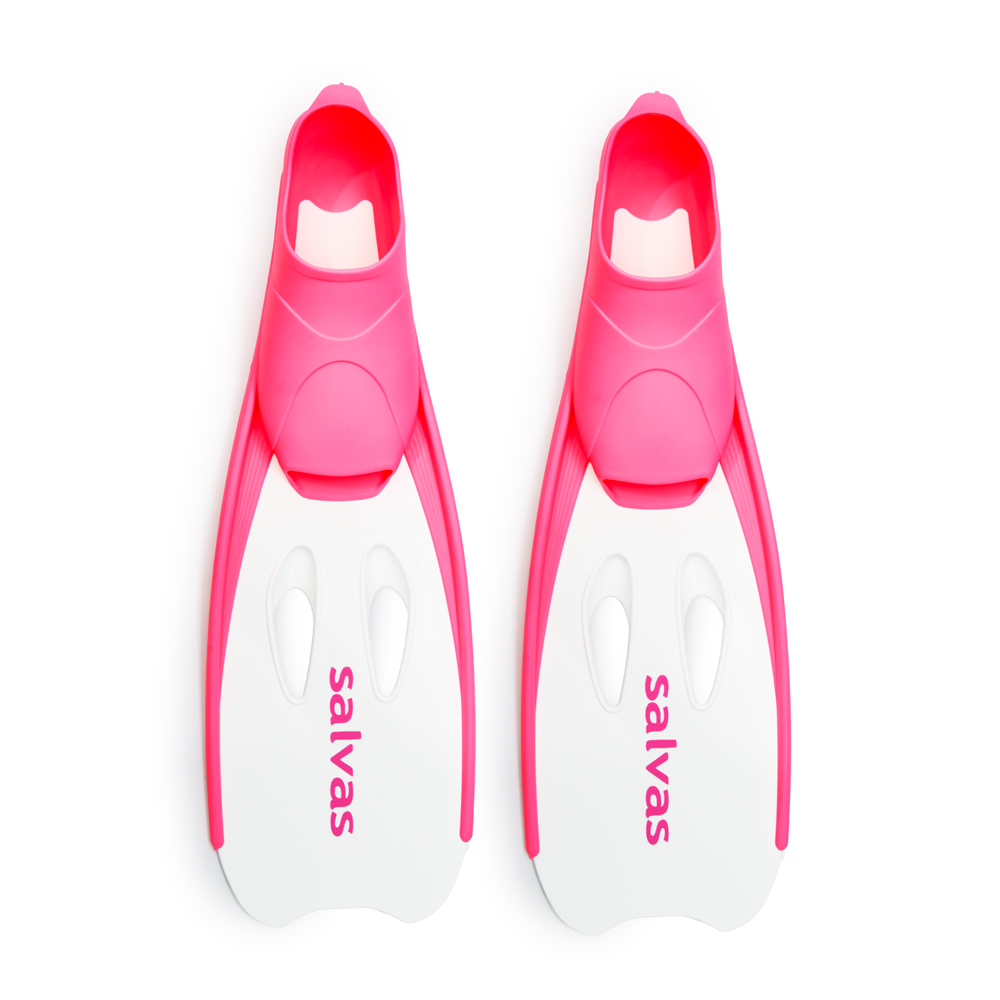 Ласты для плав. Salvas Cancun Fin, BA12536WFSTS,TPR и Technoflex, р.36-37, бело-розовый