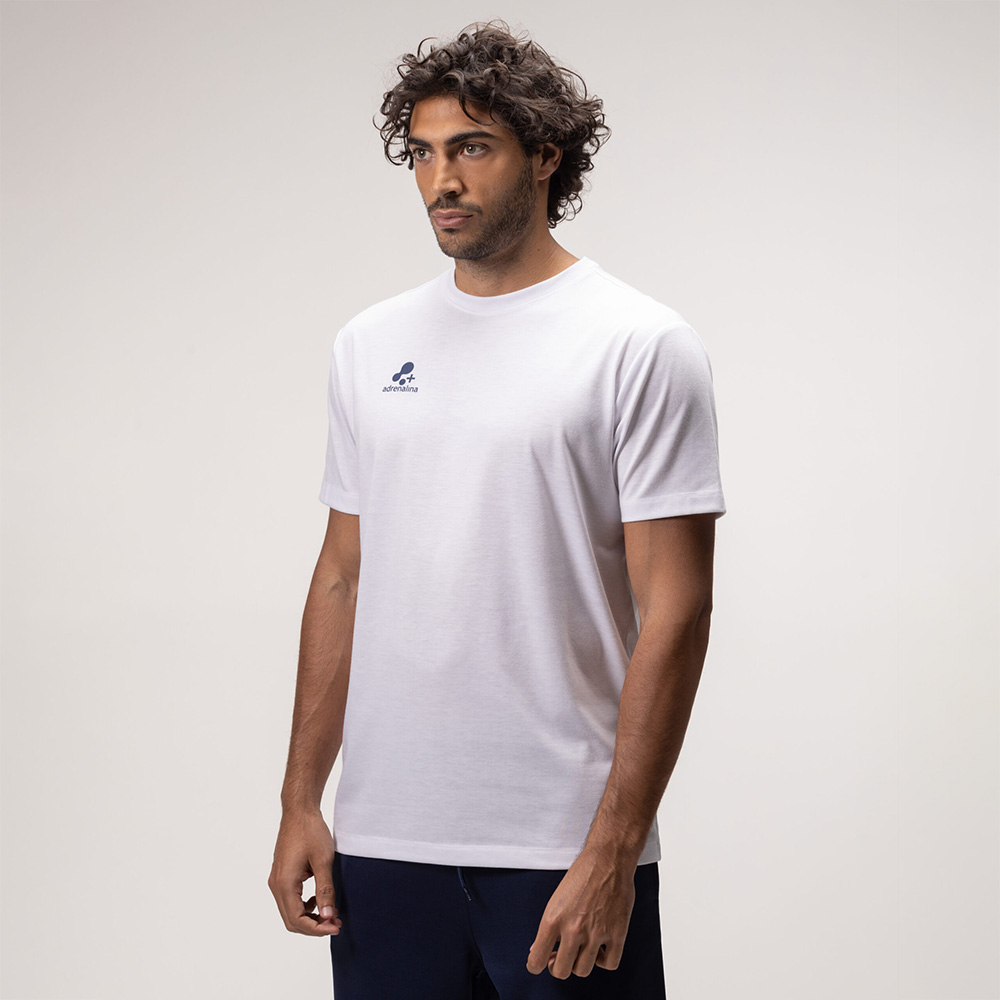 Футболка тренир. +ADRENALINA Arka 1515-022-XL, р.XL, полиэстер, хлопок, вискоза, белый