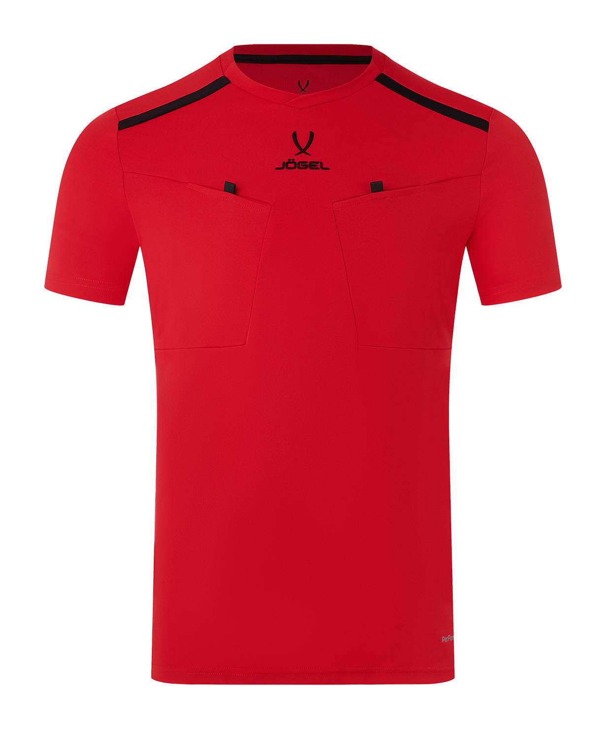 Футболка судейская JOGEL DIVISION PerFormDRY Referee Tee, красный, размер L